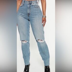 Fashion Nova All Split up High Rise Jeans Size 9